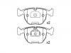 Plaquettes de frein Brake Pad Set:34 11 2 157 589