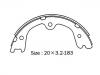 Bremsbackensatz Brake Shoe Set:NN2078