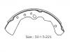 Kit mâchoire de frein Brake Shoe Set:41060-G3225