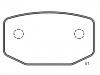 Brake Pad Set:121162