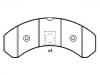 Bremsbelagsatz, Scheibenbremse Brake Pad Set:8 284 000 106