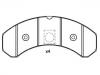 Brake Pad Set:8 284 000 224