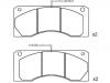 Bremsbelagsatz, Scheibenbremse Brake Pad Set:5000 814 345