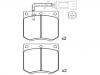 Bremsbelagsatz, Scheibenbremse Brake Pad Set:1 565 491