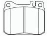 Plaquettes de frein Brake Pad Set:001 586 18 42