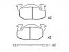 刹车片 Brake Pad Set:77 01 203 213