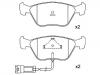 Plaquettes de frein Brake Pad Set:6 744 007