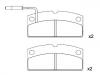 Plaquettes de frein Brake Pad Set:6G065