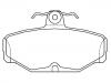 Bremsbelagsatz, Scheibenbremse Brake Pad Set:1 637 872