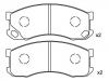 刹车片 Brake Pad Set:MC838357