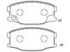 Bremsbelagsatz, Scheibenbremse Brake Pad Set:MC894601