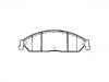 тормозная кладка Brake Pad Set:BR2Z-2001-AA