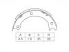 Zapata de freno Brake Shoe Set:36160-T1025