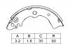 Kit mâchoire de frein Brake Shoe Set:K1186