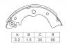 Zapata de freno Brake Shoe Set:K1188